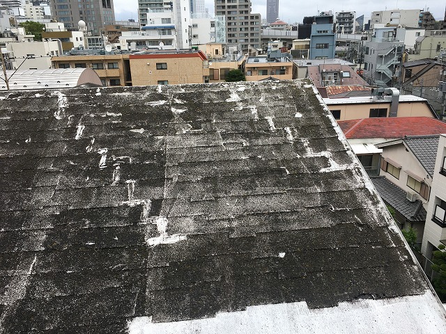東京都新宿区病院の屋上点検