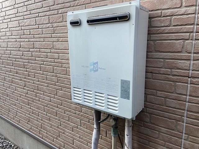 松戸市で追い炊き付き給湯器の取り替え工事のみのご依頼